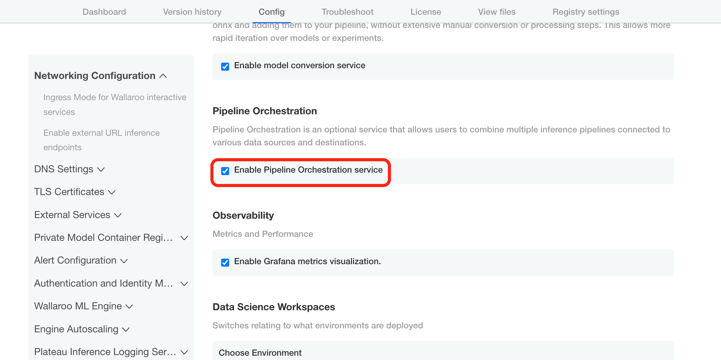 Enable Pipeline Orchestration