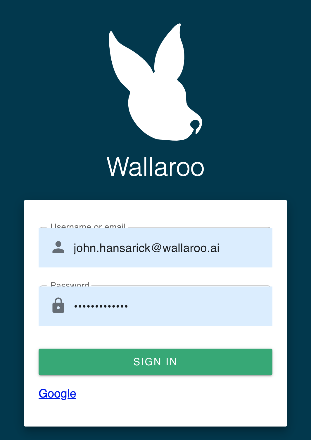 Wallaroo Login