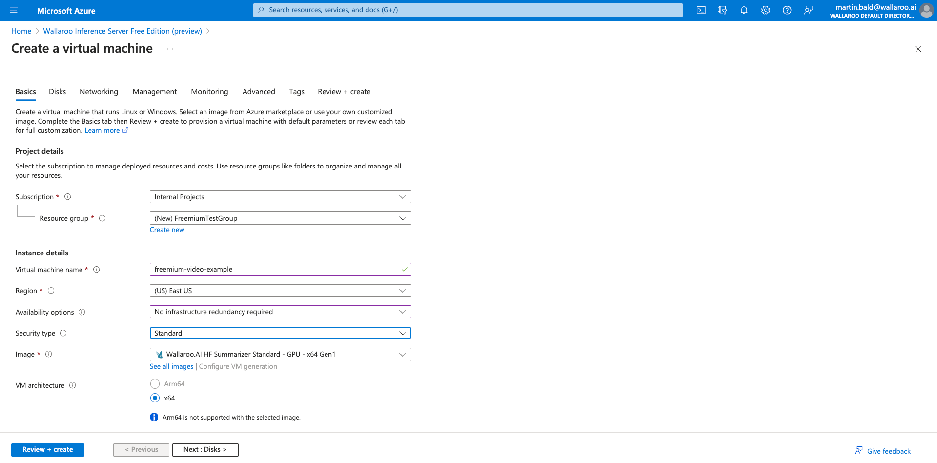 Wallaroo Inference Server Basic Settings