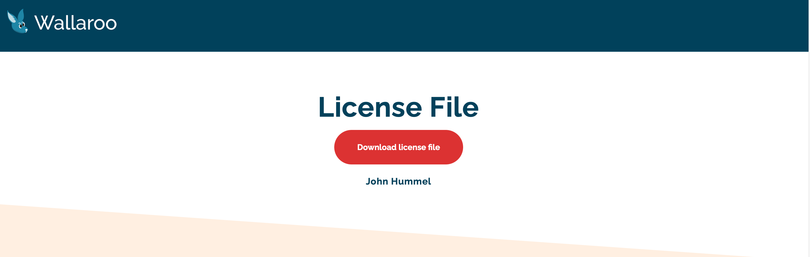 Download license