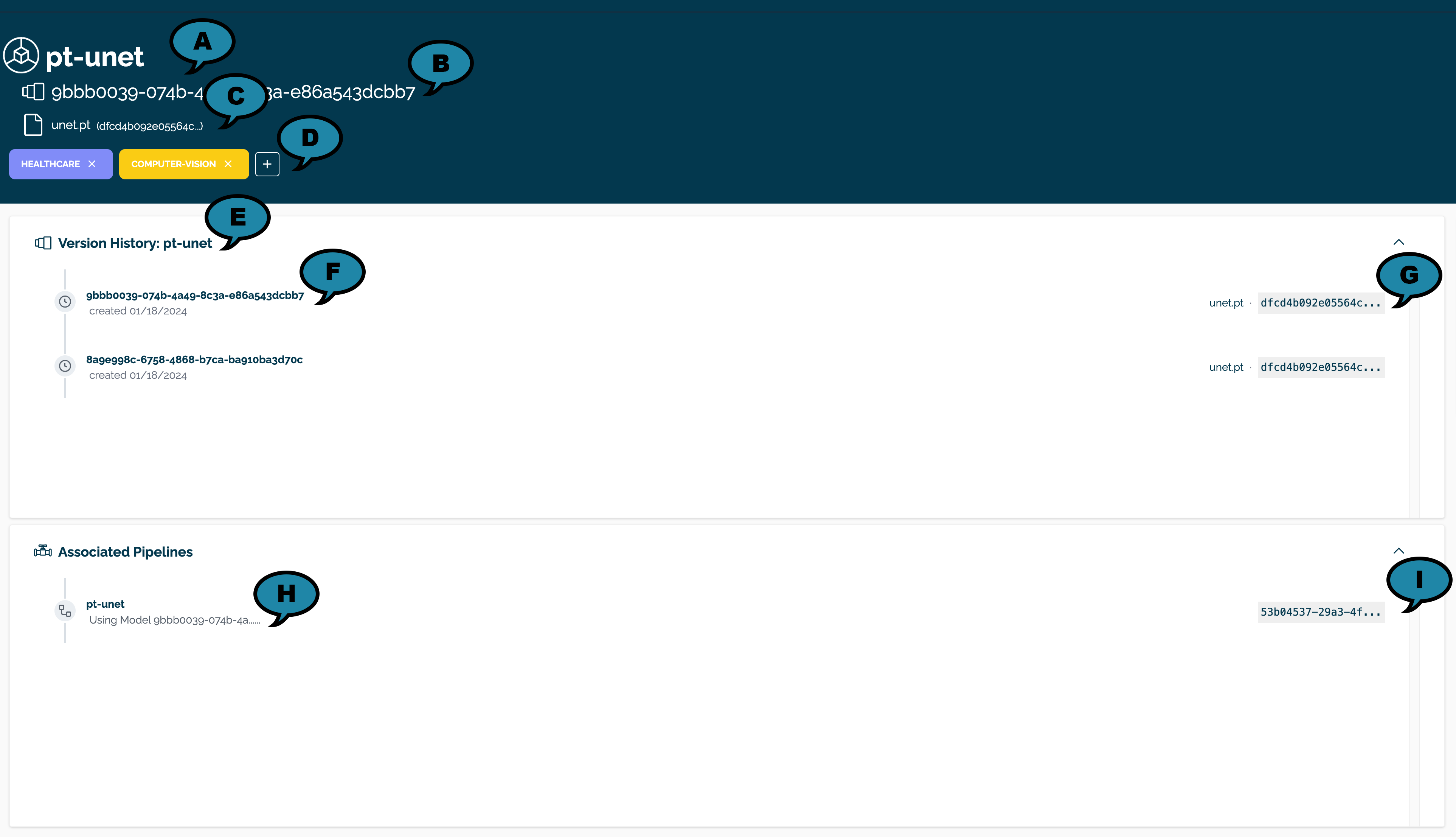 Wallaroo Dashboard Models page